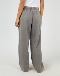 All About Eve - Aae Vintage Wide Leg Trackpant Charcoal