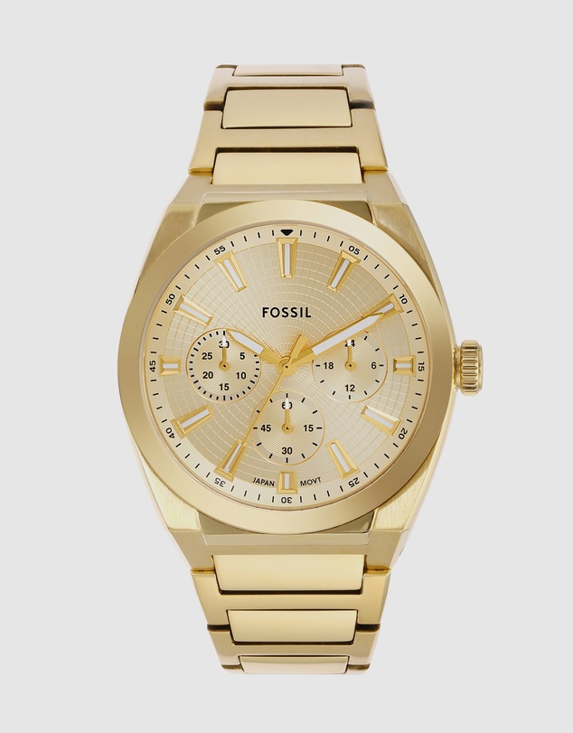 Fossil - Everett Gold Tone Analogue-Chronograph Watch