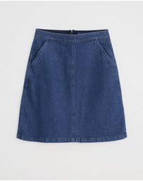 Seasalt - Seasalt Cornwall Blue Dovetail Skirt