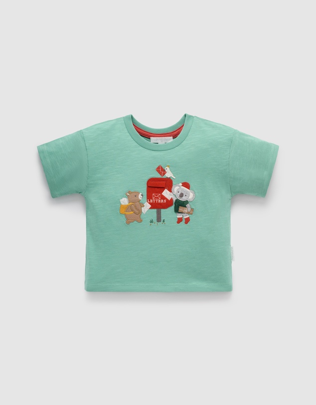 Purebaby - Christmas Letterbox Tee -Kids-Babies