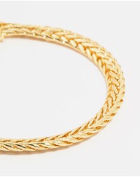 Lovisa - Gold Flat Wide Curb Chain Bracelet
