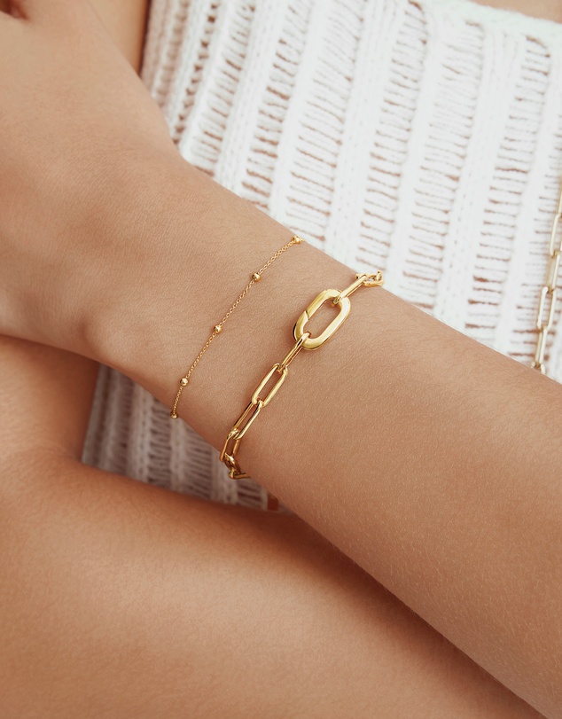 Ania Haie - Gold Linked Chunky Bracelet