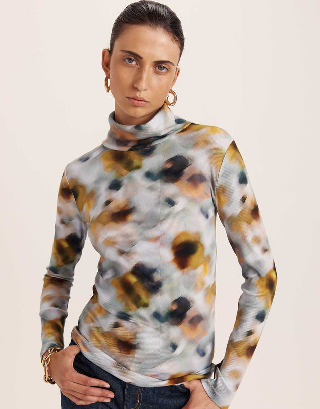 SABA - Shadow Emilie Floral Long Sleeve Top