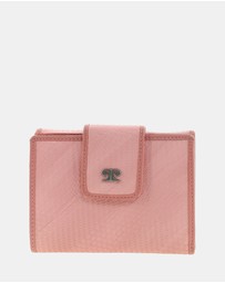 Pierre Cardin - Pierre Cardin Genuine Leather Ladies Tri-Fold Wallet
