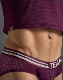 TEAMM8 - Racer Mesh Crop Singlet
