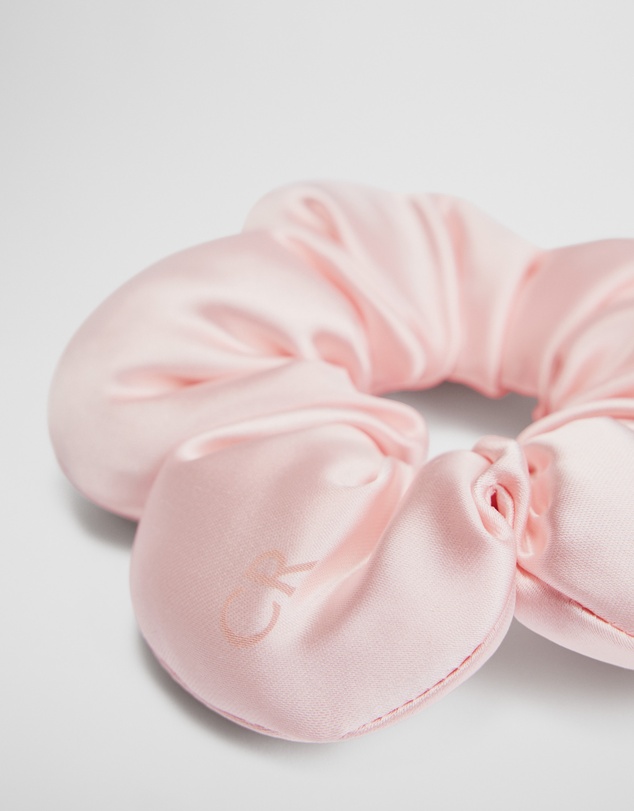 Country Road - Satin Flower Scrunchie