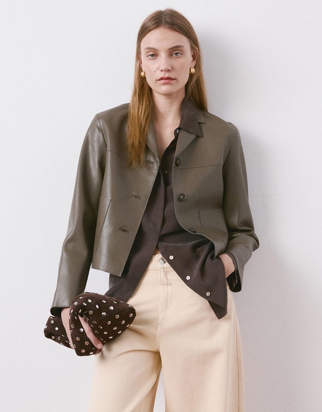 M.N.G - Faux-Leather Jacket With Pockets
