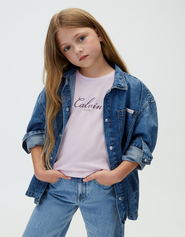 Calvin Klein Jeans - Girls Script Logo T-Shirt
