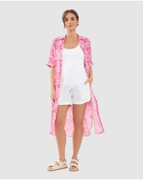 Ripe Maternity - Indi Shirred Linen Short