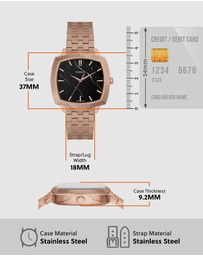 Fossil - Machine Luxe Rose Gold Analogue Watch