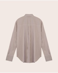 IDA+S - Matilda Oversized Stretch Cotton Blouse