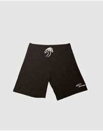 Salty Johnson - Classic Performance Board Shorts - Black