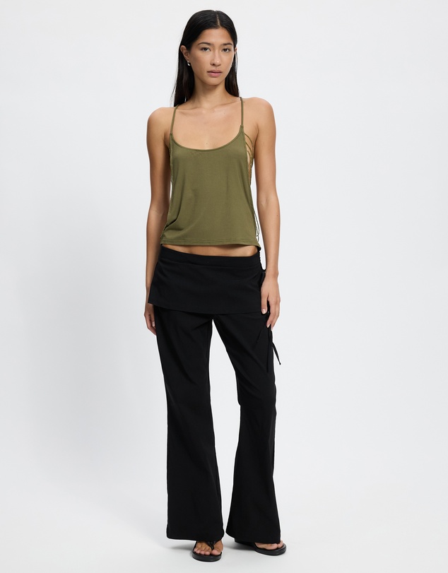 Jaded London - Draped Bead Trim Top