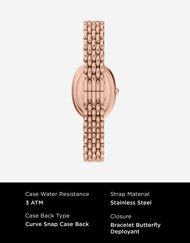 Emporio Armani - Rose Gold Analogue Watch