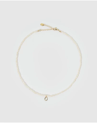 Miz Casa and Co - Pearl Letter O Choker