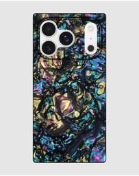 Flaunt - Flaunt Square Abalone Shell MagSafe Case for iPhone 17 Pro
