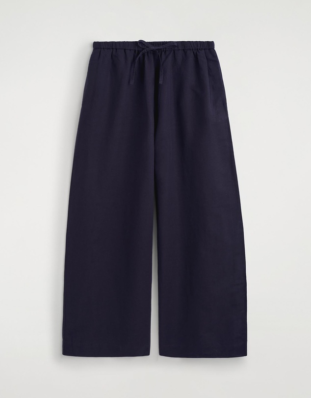COS - Wide-Leg Linen Drawstring Trousers