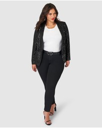 Pink Dusk by Curve Project - All Day & Night Sequin Jacket