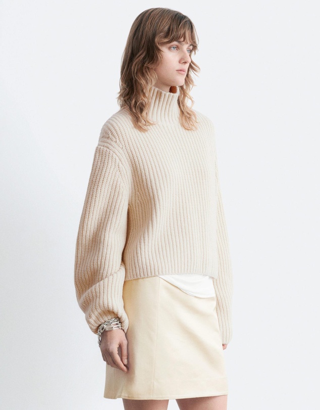 & Other Stories - Cropped Turtleneck Jumper