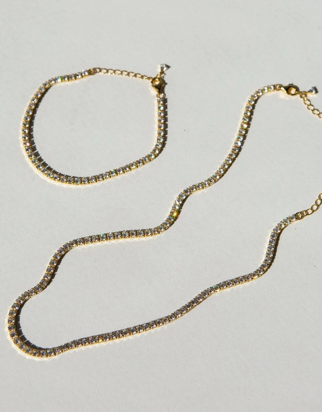 SAINT VALENTINE - The Aspen Tennis Set - Gold