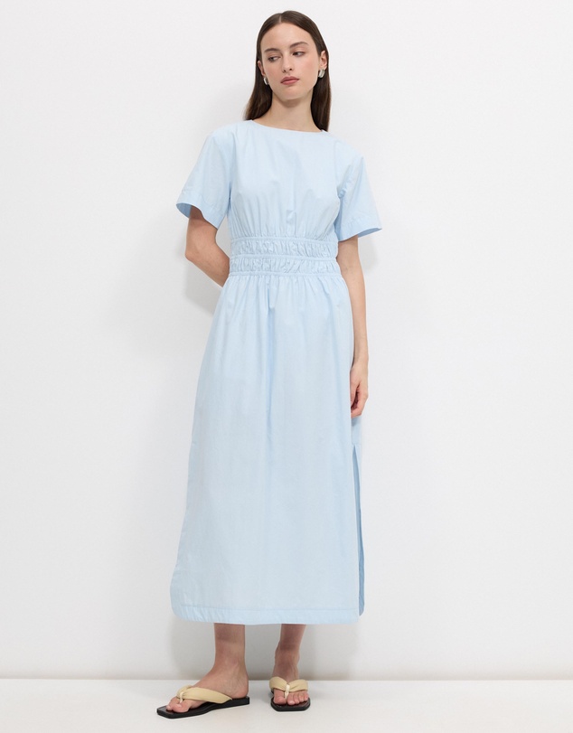 Calli - Danni Shirred Midi Dress