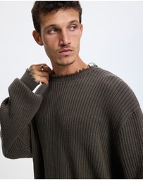 Thrills - Rose Brigade Box Fit Crew Cropped Knit