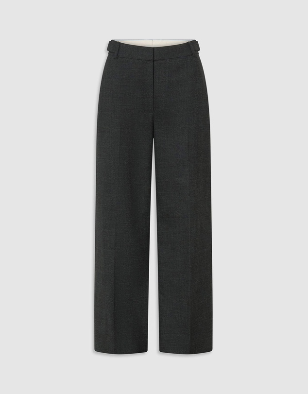 Oroton - Wool Flat Front Pants