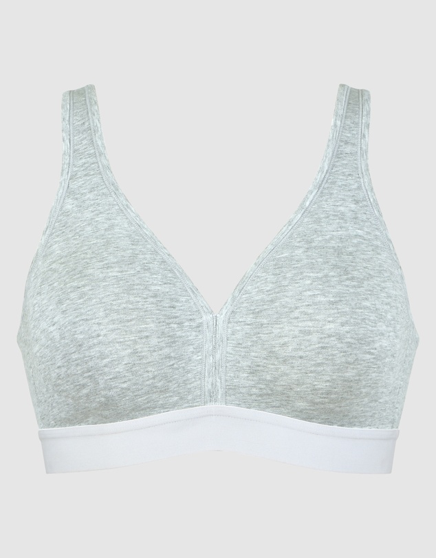 Naturana - Athleisure Cotton Padded Strap Wirefree Bra