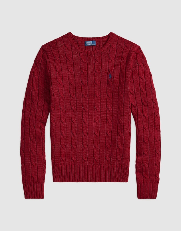 Polo Ralph Lauren - Cable-Knit Cotton Crewneck Sweater