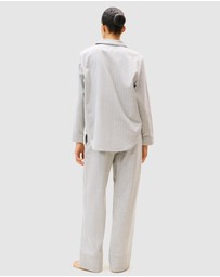 Tommy Hilfiger - Essential Herringbone Stripe Flannel Pyjama Set