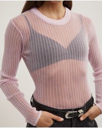 Witchery - Variegated Rib Knit