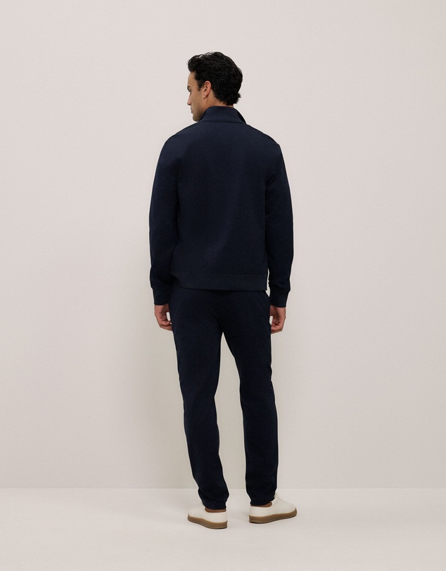 Trenery - Ponte Zip Through Jacket in Navy