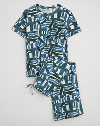 Seasalt - Seasalt Cornwall Teal Moonlight Pyjamas