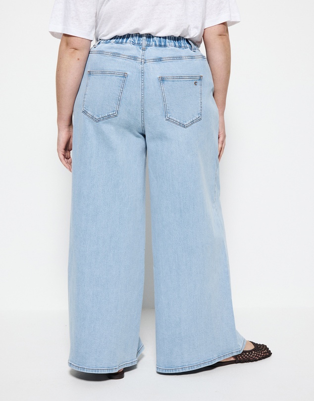 Commonry - Elasticated Wide Leg Jean
