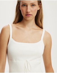Cotton On - Knit Cami With Ruffle Hem