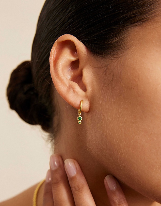 Kirstin Ash - Il Mare Droplet Hoops