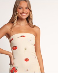Petal & Pup - Adela Maxi Dress - Tomato Print