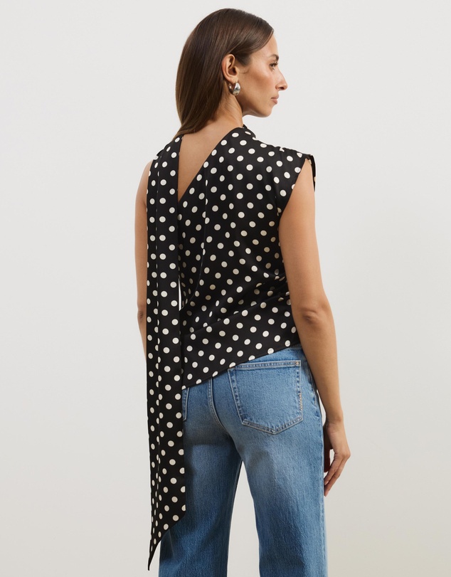 Atmos&Here - Charlotte One Shoulder Scarf Top