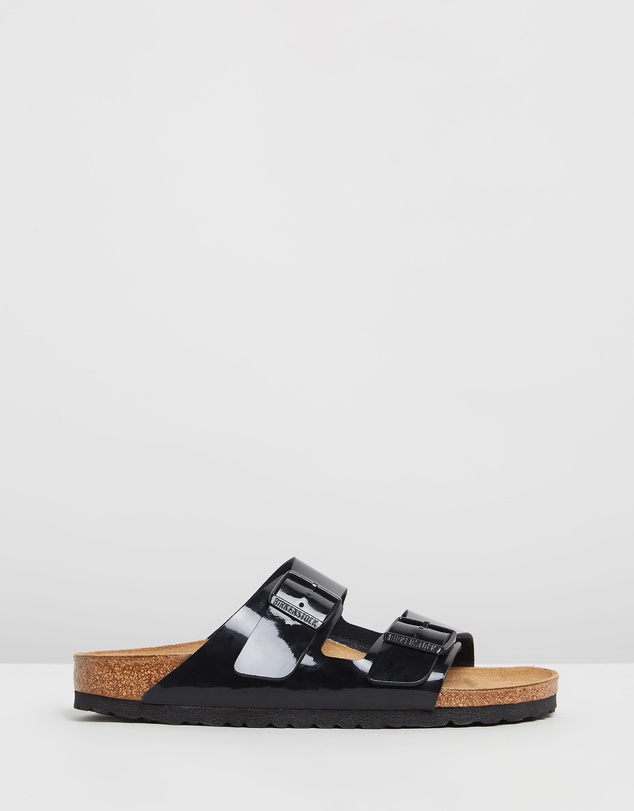 Birkenstock - Arizona Birko-Flor Patent Sandals-Narrow Fit
