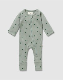 Wilson & Frenchy - Tumbletwig Organic Waffle Zipsuit - Babies