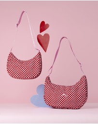 The Somewhere Co - Crimson Haze Small Crescent Bag