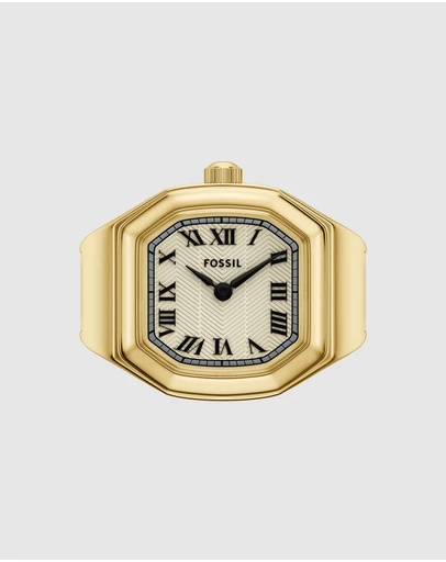 Fossil - Harlow Watch Ring Gold Analogue
