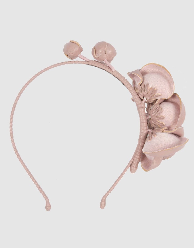 Max Alexander - Leather Flowers Headband