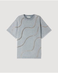 Sandro - Strass Wave Tee Shirt