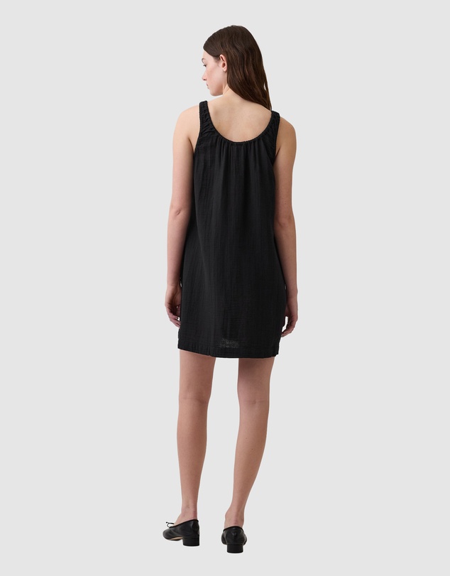 GAP - Sleeveless Scoop Button Front Mini Dress
