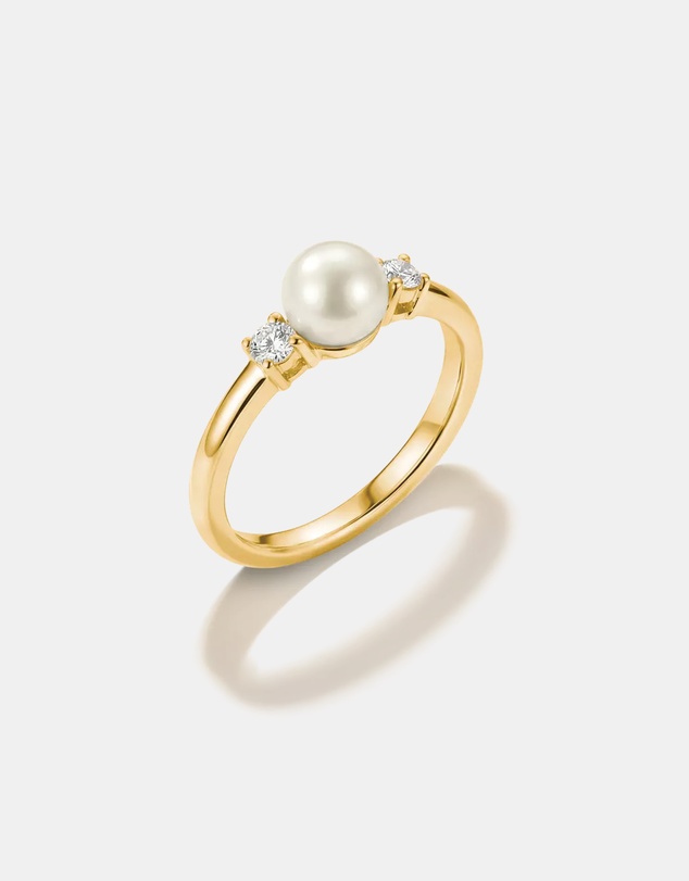 THOMAS SABO - THOMAS SABO Ring pearl with zirconia