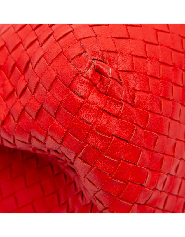 Pre-Loved by Azura Reborn - Pre-Loved bottega veneta Woven Leather Chain Detail Tote Bag with Handle
