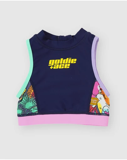 Goldie + Ace - Paradise Swim Top - Babies-Kids