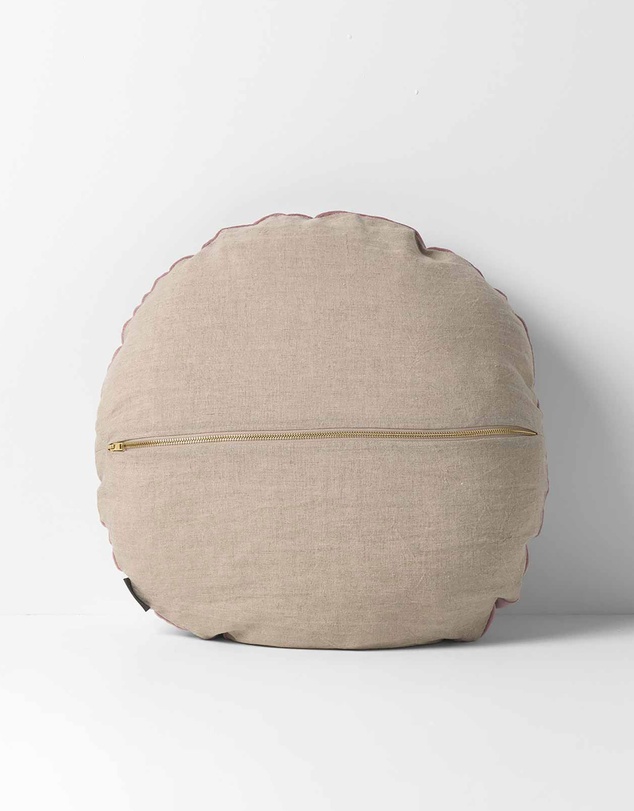 Aura Home - Round Velvet Cushion 55cm