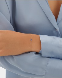 Michael Hill - Bracelet with Tanzanite in 10kt Yellow Gold